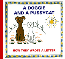 přebal knihy A Doggie and a&nbsp;Pussycat: How They Wrote a&nbsp;Letter